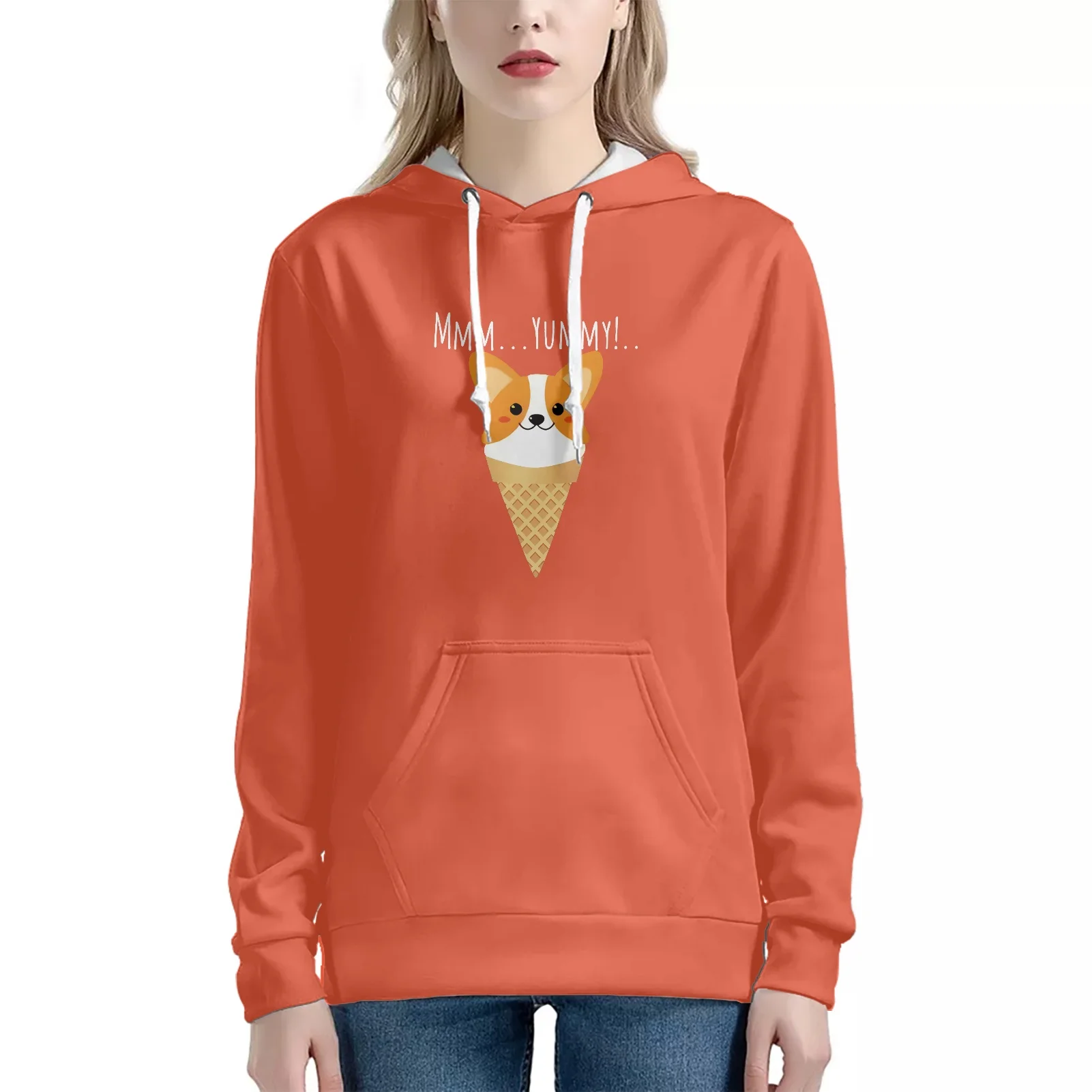 red zip up moletom com capuz h&m