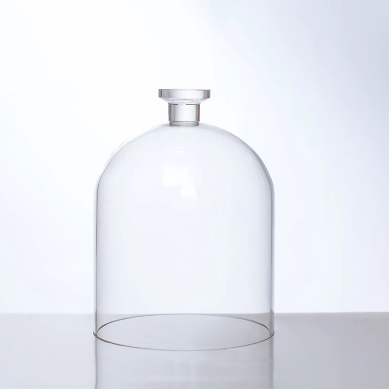 Factory Direct Sales Heat Resistant clear Borosilicate Glass Dome Display Cover