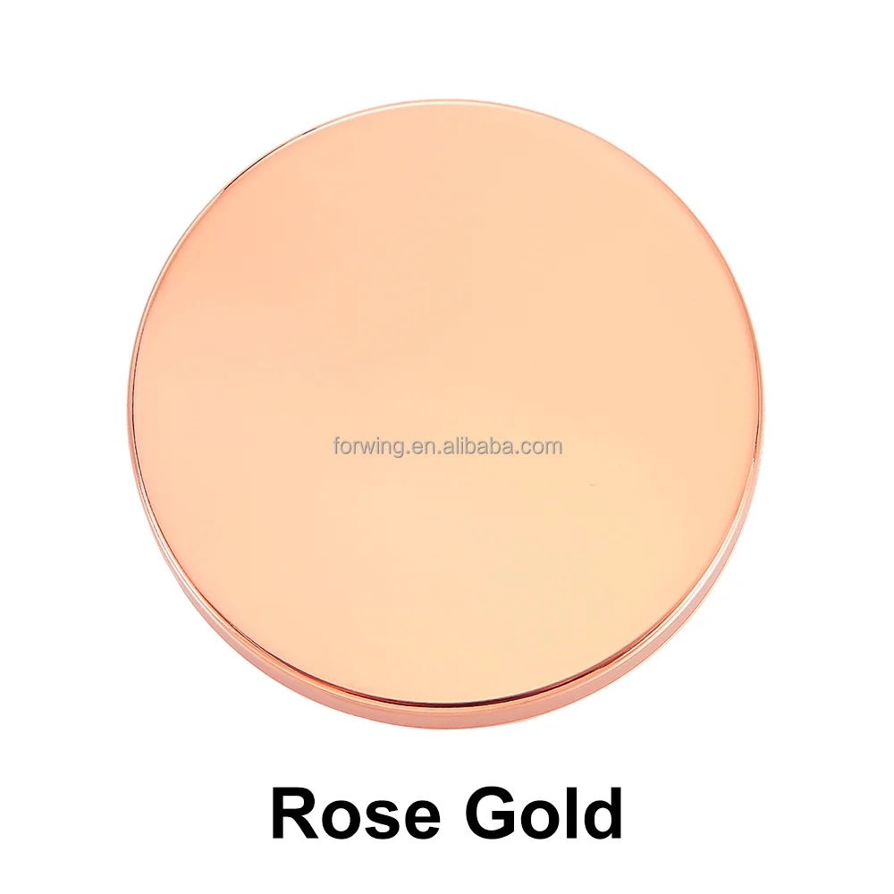 Hot Sale Gold Metal Candle Lid  Covers Iron Metal Flat Lid  Rose Gold Custom Candle Jar Lid For Scented Candle Glass Jar supplier