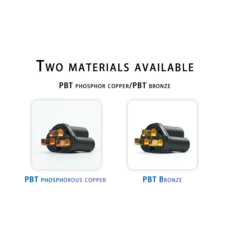 IEC C5 Female Connector Plug Inserts for Power Cord  Copper & PBT Material, Durable Cloverleaf Connector