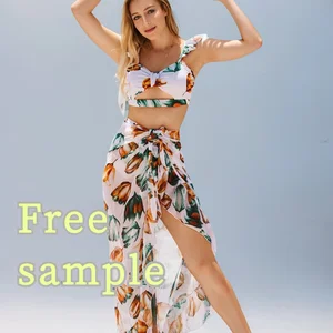 Newest Design 2026 New Swimsuit 3 Piece Bikini Set 3 Pcs Bathing Suit 3 Piece Swimsuit Beachwear