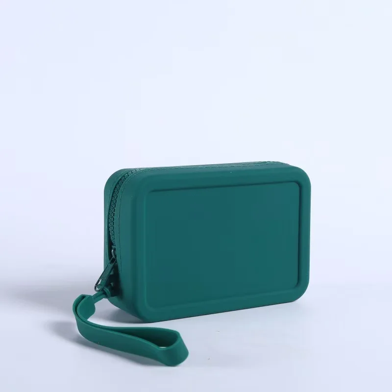Customizable Logo Silicone  Thickened Small Coin Purse & ID Bag with Earphone Storage Multi-Purpose preview 3