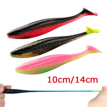 Cheery OEM T Tail Shad Swimbait Silicone Soft Bait for Bass & Freshwater Fish Artificial Seawater Fishing Lure – Soft Lure – view 4
