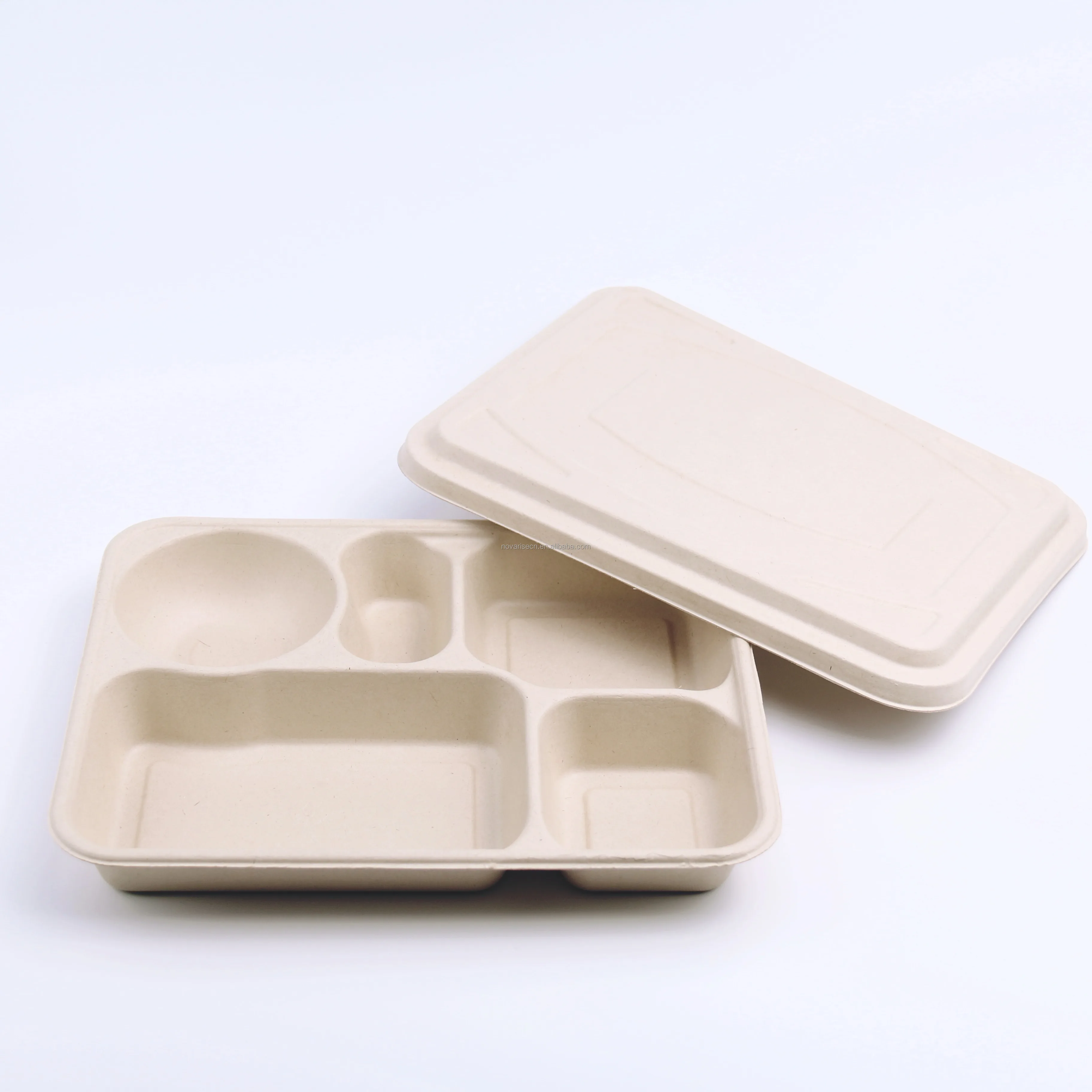 Clamshell Takeaway Food Box Biodegradable Paper Pulp Lunch Container ...