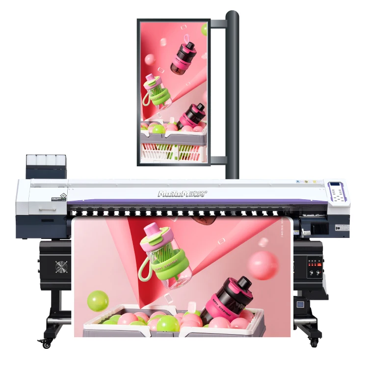 MOOTOOM Large Format 1.8m Print Size Eco Solvent Printer with I3200 Heads Vinyl Sticker Banner Inkjet Printing Machine