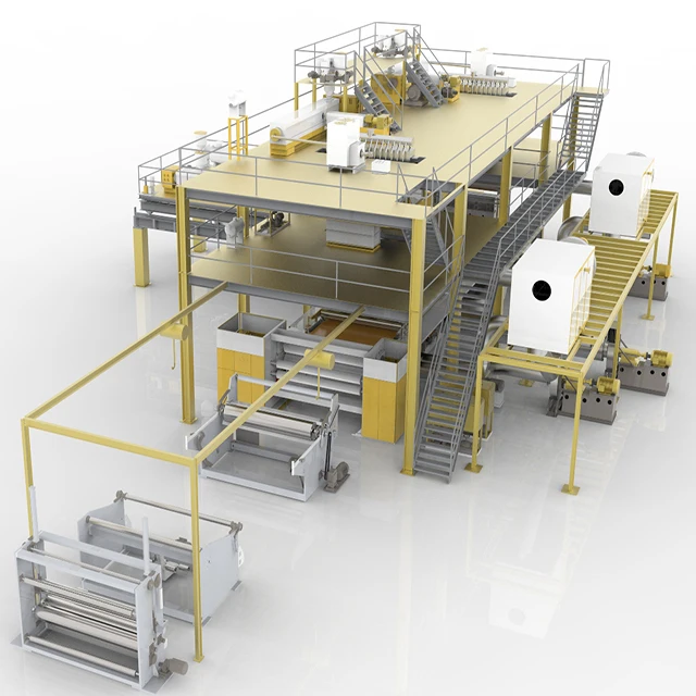SMS PP Spunbond Nonwoven Fabric Production Line Making Machine