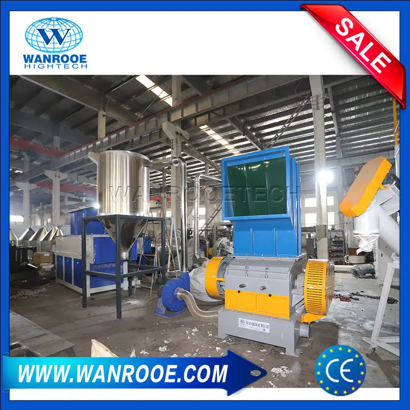 1001500kg/h Waste Rubber Tyre Tire Plastic Crusher Machine For Sale