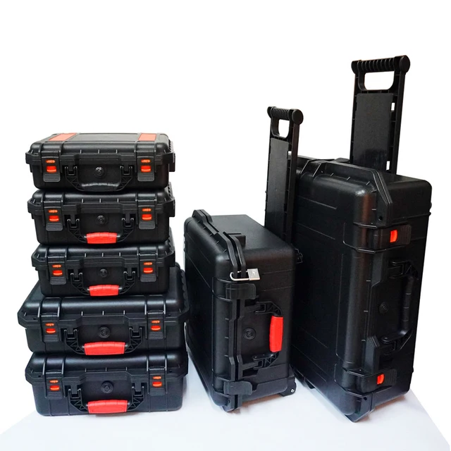 CHY-9436B Customizable Plastic Travel Case Tool Box Two Wheels Rolling Pull Handle for Battery OEM & ODM Supported