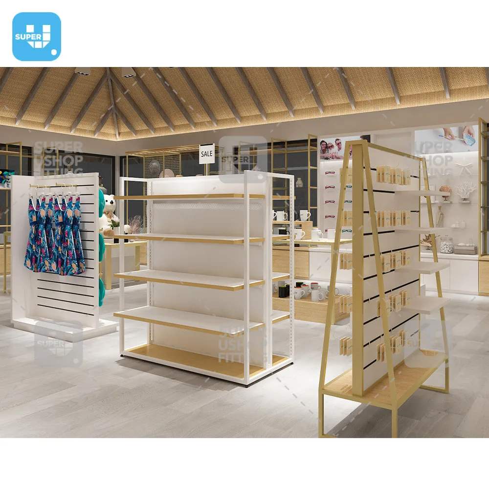 Botique Rack Alibaba.com: Customized Gold Clothing Display Rack, Boutique Shop ...