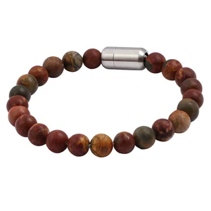 Men's Fashion Charm for Bracelet with Natural Round Gemstone Beads Tizti for Bracelet Handmade Jewelry