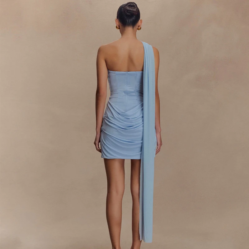 Shop Our Lady Ribbon-Pleated Strapless Dress with Flower Print