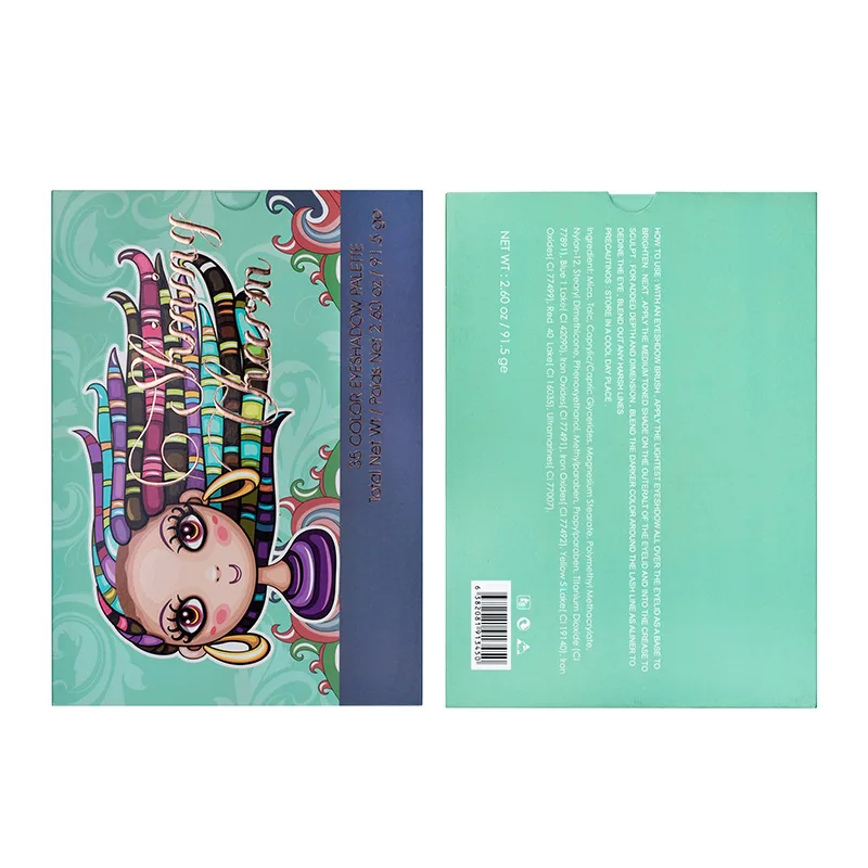 
 Палитра теней для век 35 цветов, фирменная торговая марка, матовые, яркие, Пудровые, водостойкие, легкие, цветные тени для век, оптовая продажа  