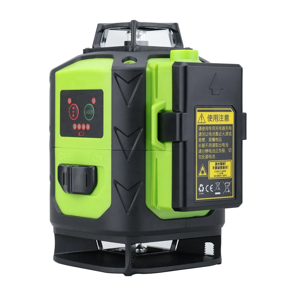 Fukuda  Fukuda 360° Rotary Self-Leveling Laser Level—16 Lines Green Laser