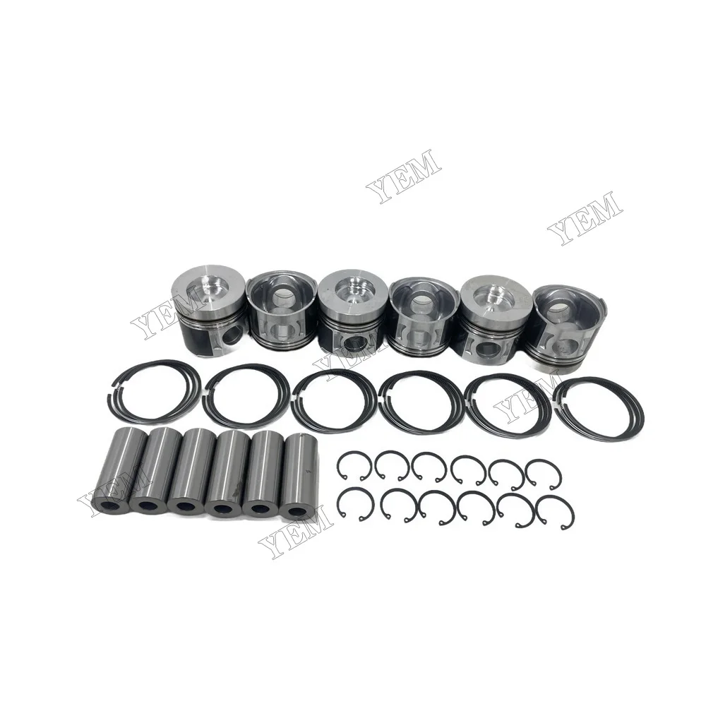 Pistons and Piston Rings Kit Suitable for Caterpillar 3066 High Performance Engine Parts 6