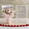 Rosa degradada en rosa - Caja mediana para mascotas
