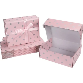 Custom Luxury Pink Paper Packaging Packing Gift Box Fit T Shirt For T Shirt