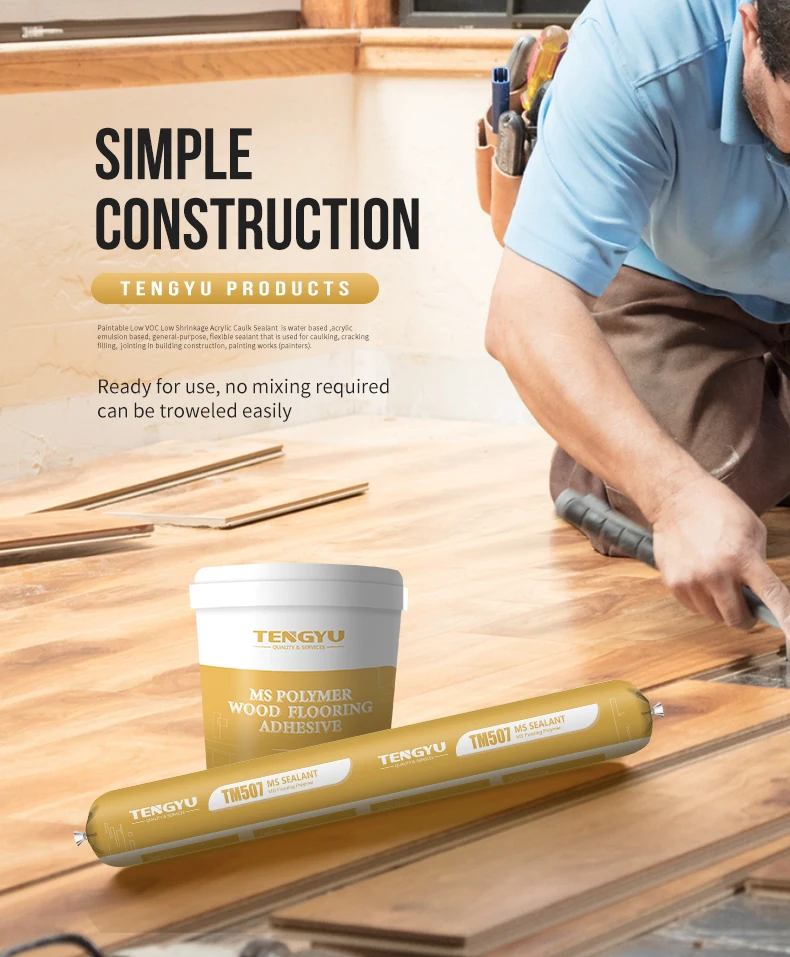 Msplus Advance Formulated Strong Bond Ms 30kg Flexible Wood Flooring Adhesive Buy Ms Polymer