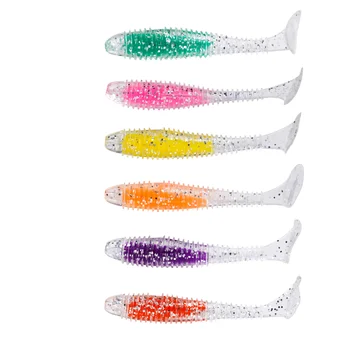 Wholesale T-Tail Lead Fish Lure Boxed, 9.5cm 20g Long Cast Glow-in-the-Dark Fishing Lure, JIG Lead Head T-Tail Soft Bait – Soft Lure – view 2