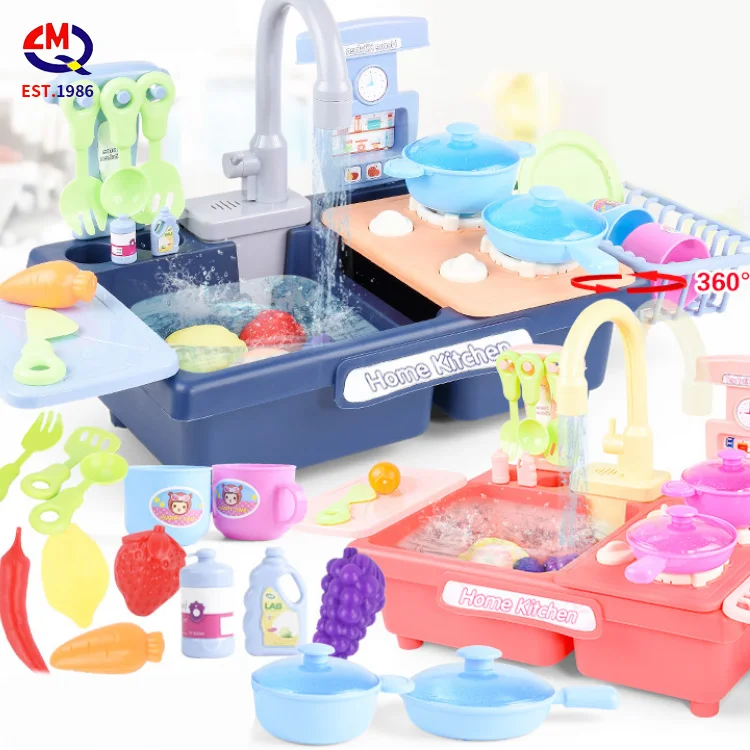 Развивающая игрушка для ролевых игр смеситель духовки кухонная электрическая посудомоечная машина набор игрушек спрей приготовления пищи игры шеф-повара девочек