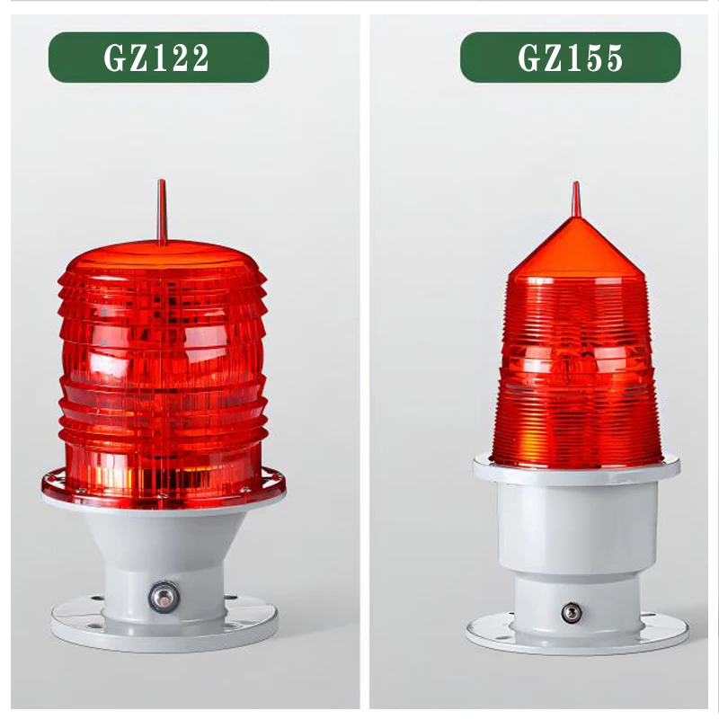 Led Airfield Runway Airport Approach Heliport Edge Aviation Lamp Powered Solar Obstruction Light for High Building