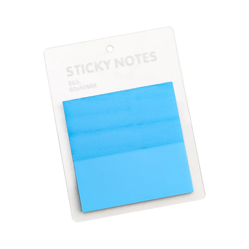 Waterproof Cheap Coloring Custom Sticky Notes Student Adhesive Memo Pad Printing PET Transparent Sticky Notes
