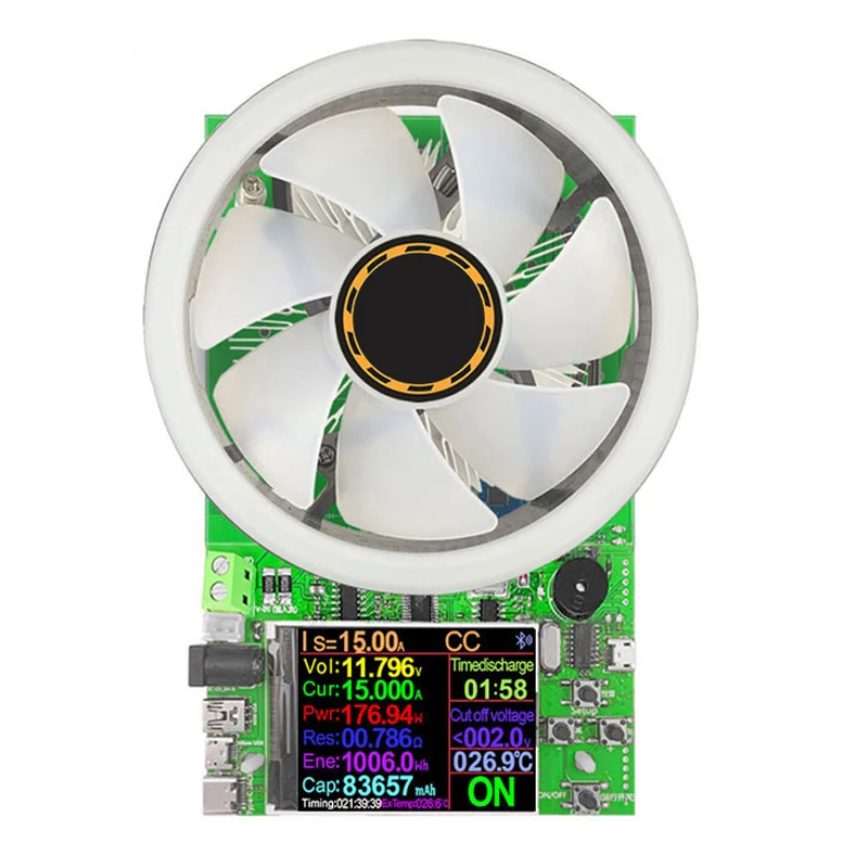 DL24/P Tester Carico Elettronico 150W/180W Per Batterie 18650 Auto | Monitor USB DC 2.4" Display, Ricarica E Scarica