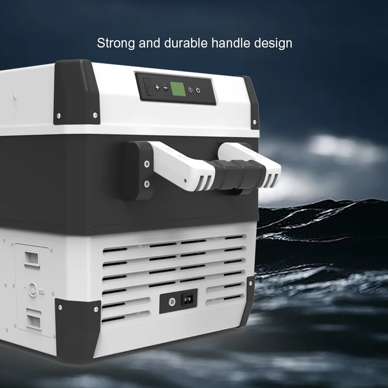 35l Rechargeable Battery Camping Fridge Freezer Car Fridge Usb Dual Use