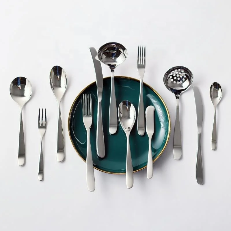 Stainless Steel Cutlery Silverware Knife Fork and Spoon Stainless Steel Cutlery Wedding Cutlery Sets