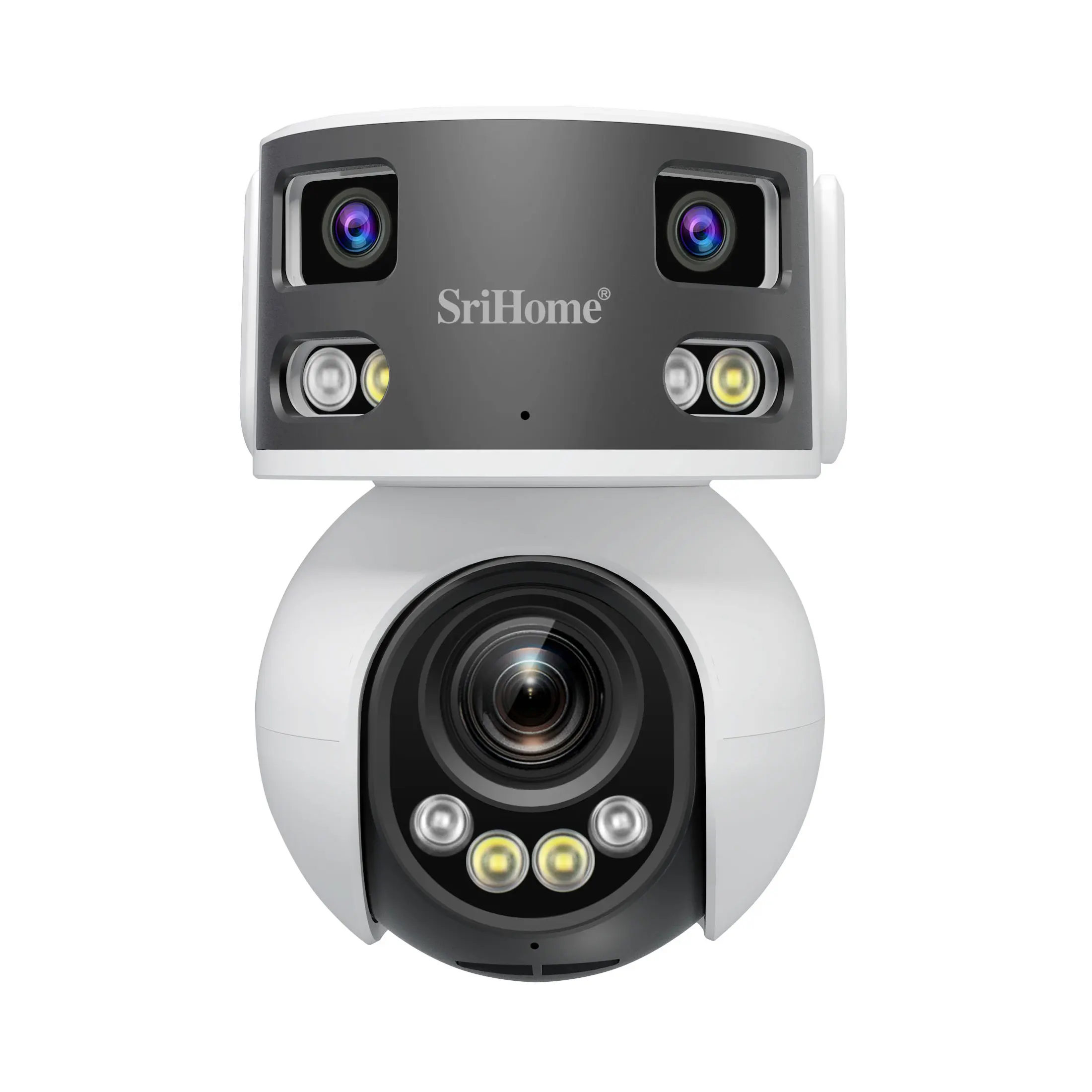 Srihome 3MP Wireless In/Outdoor Security Camera Color Night Vision PTZ