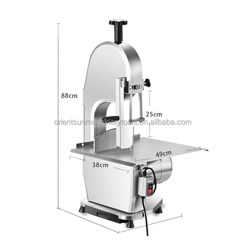 Manual Butcher Meat And Bone Saw With Stainless Steel Serrated Blade