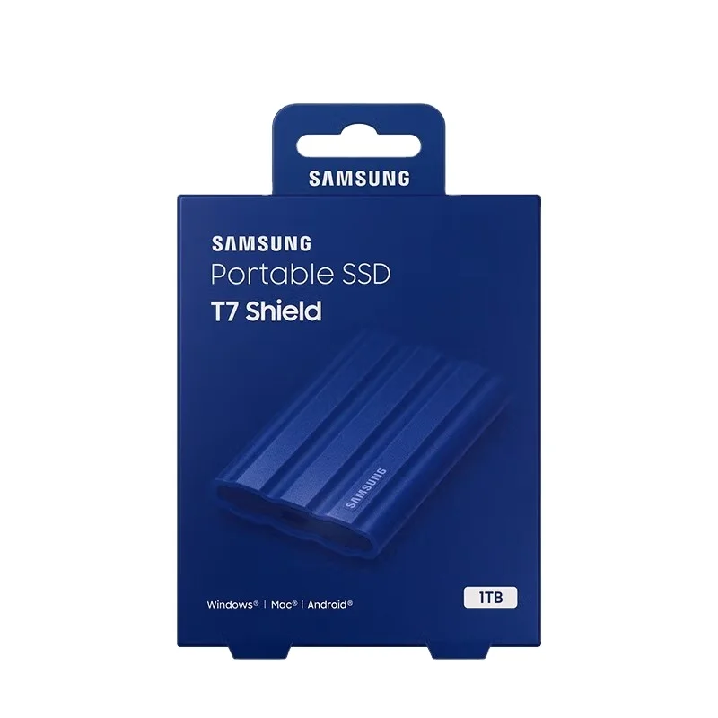 Samsung T7 Shield Type-C USB Solid State Mobile Hard Drive 500GB 1TB  2TB NVMe Speed 1050MB/s for PC