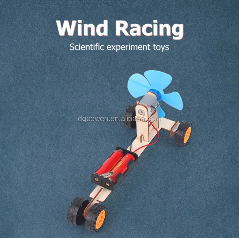 FJ-la tecnología de modelo de coche de viento Hágalo usted mismo Juguete Educativo experimento científico enseñar KIT D 