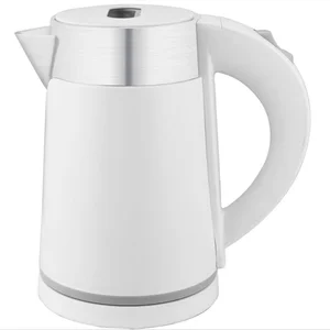 Mini 0.8L 800W Electric Kettle Double Wall Water Heater with Stainless Steel Cordless Inner Body for Home Hotel Use