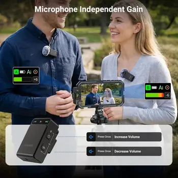 NEEWER CM36 PRO Wireless Lapel Microphone System detail image