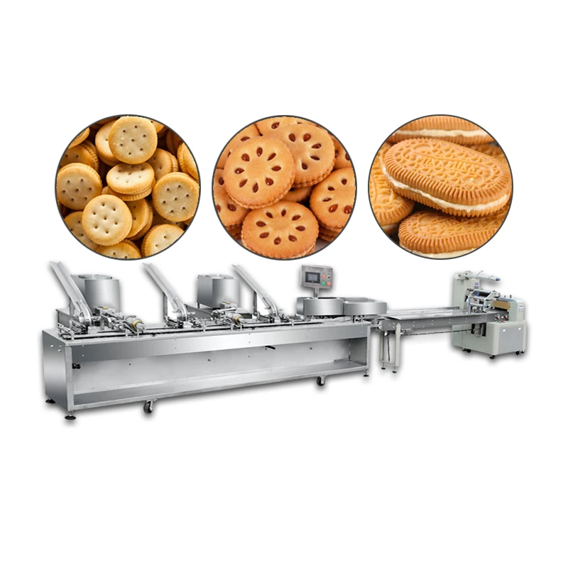 Automatic Biscuit Cream Cookie Sandwiching Machine Commercial Cookies Making Machine Cream Sandwiching Machine Cookie Capper