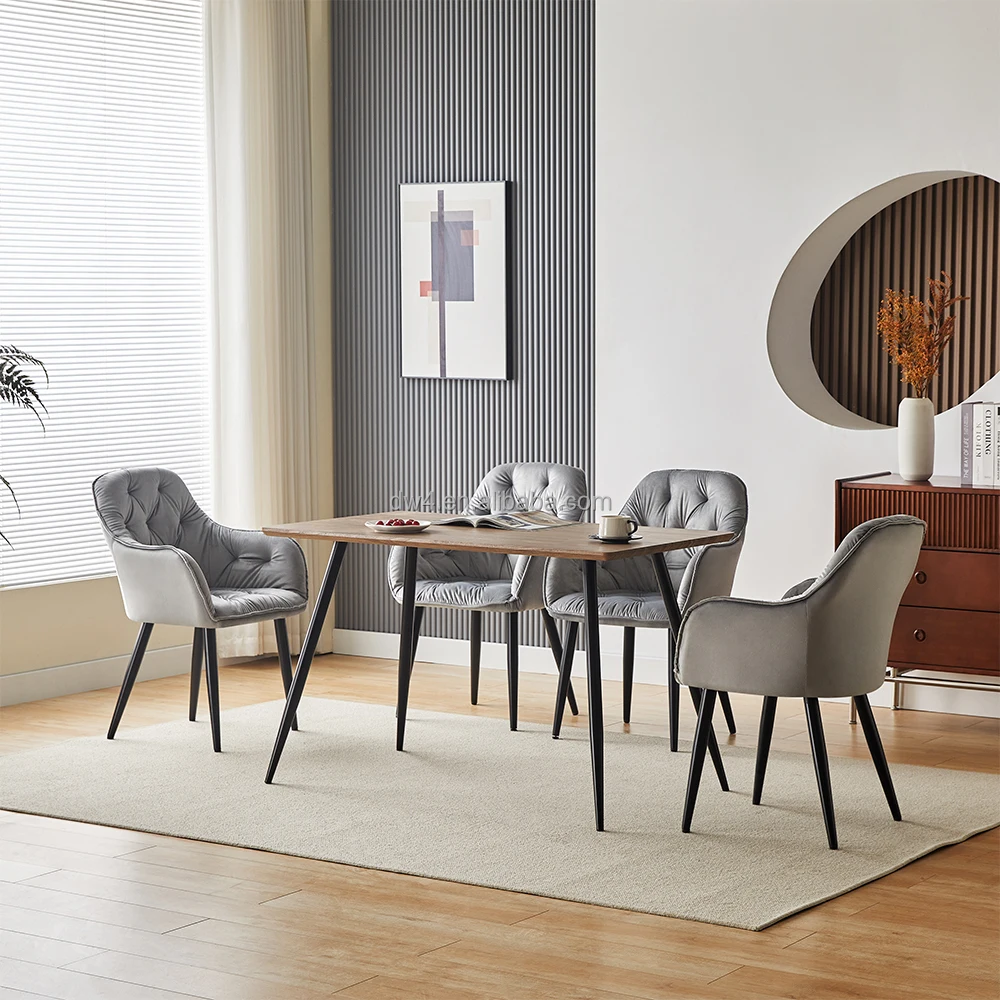 Modern Furniture Dining Table Set 4/6/8 Seater Dining Table 6 Set Home