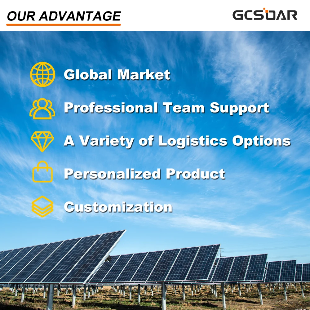 GCSOAR Automatic Sunlight Sensing Function 2400W Micro Inverter WIFI Pure Sine Wave Voltage Input 22-60VDC IP67 Micro Inverter