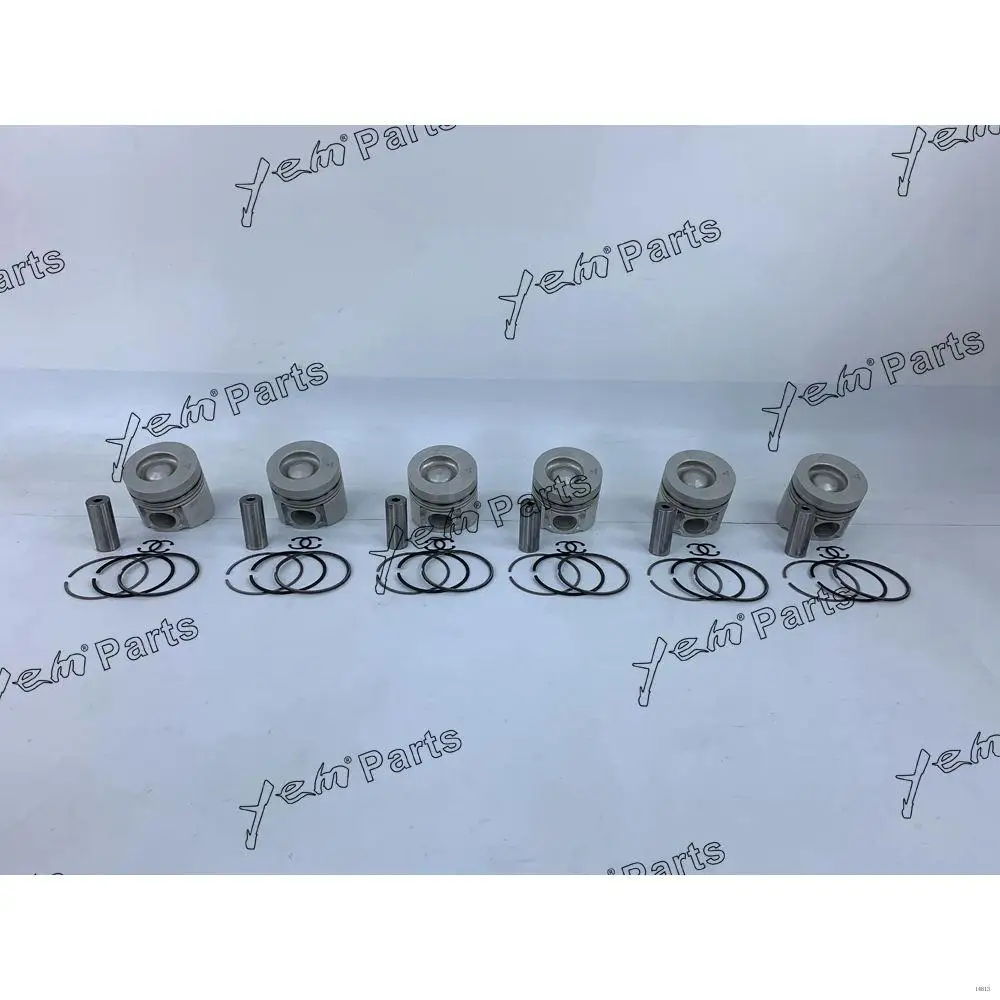 Pistons Set With Cylinder Piston Rings Fit for Doosan DB58 Excavator Tractor Forklift Spare Parts