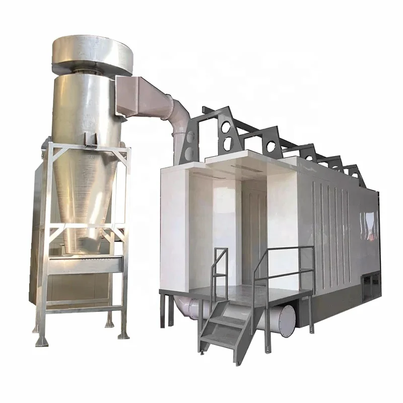 Customized Automated Powder Coating Paint Spray Booth for Furniture Aluminum Profile