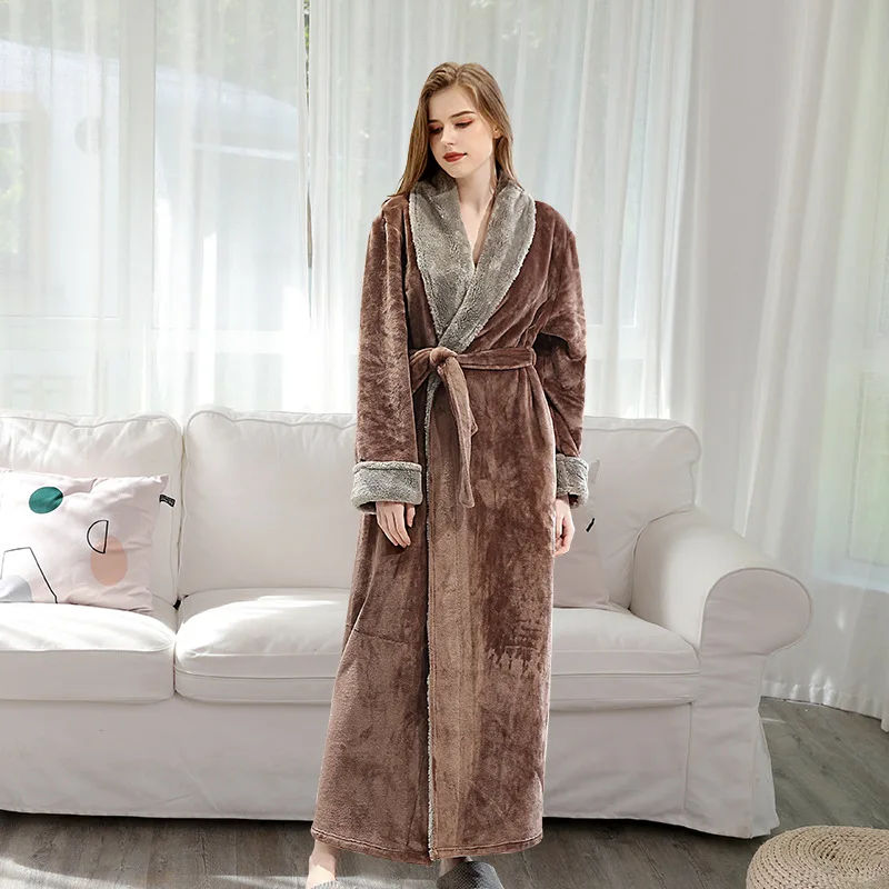  XYLZ Bathrobes Set Woman 3 Pieces Ruched Robe Pajamas