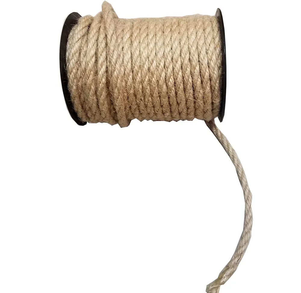 Raw hemp rope jute rope