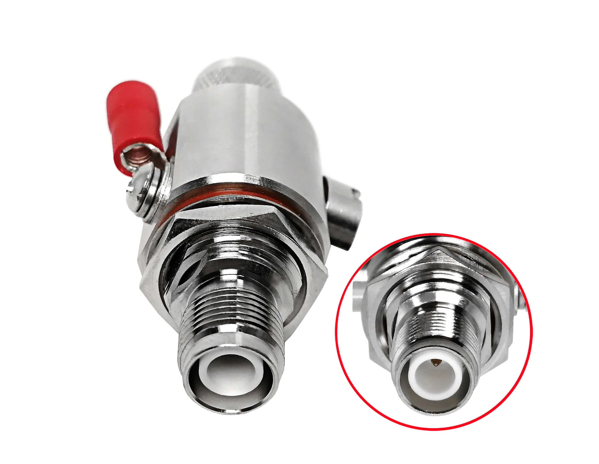 HF-Überspannungsschutzgerät mit geringem Einfügedämpfungsverlust, 0–6 GHz, RP-TNC-Stecker-zu-RP-TNC-Buchse