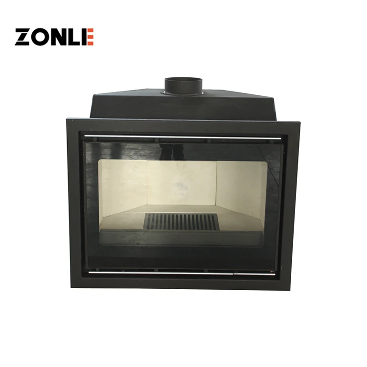 Source Insert 16KW Black Carbon Steel Door Big Wood Burner Fireplace on  m.alibaba.com