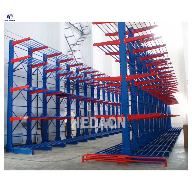 Double Sided Cantilever Racking Powder Coating Heavy Duty Cantilever ...