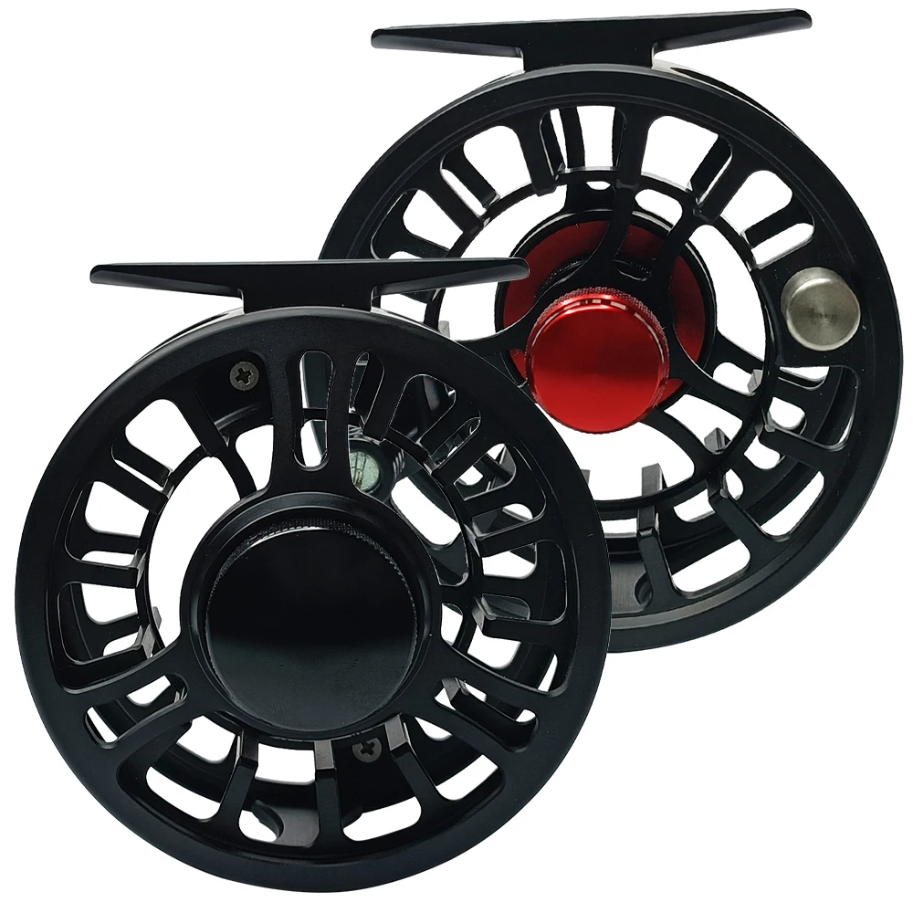 Newbility Fly Reel Machined Aluminium Adjusting Drag Large Arbor Fly Fishing Reel 3/4/5/6/7/8WT Newbility Fly Reel Machined Aluminium Adjusting Drag Large Arbor Fly Fishing Reel 3/4/5/6/7/8WT