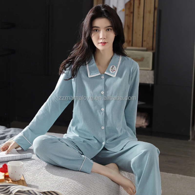 long sleeve nursing pyjamas