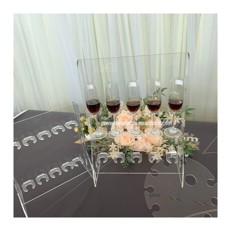 Plastic Glasses - Clear Pedestal Wine Glasses