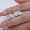 18k gold DEF lab diamond earring