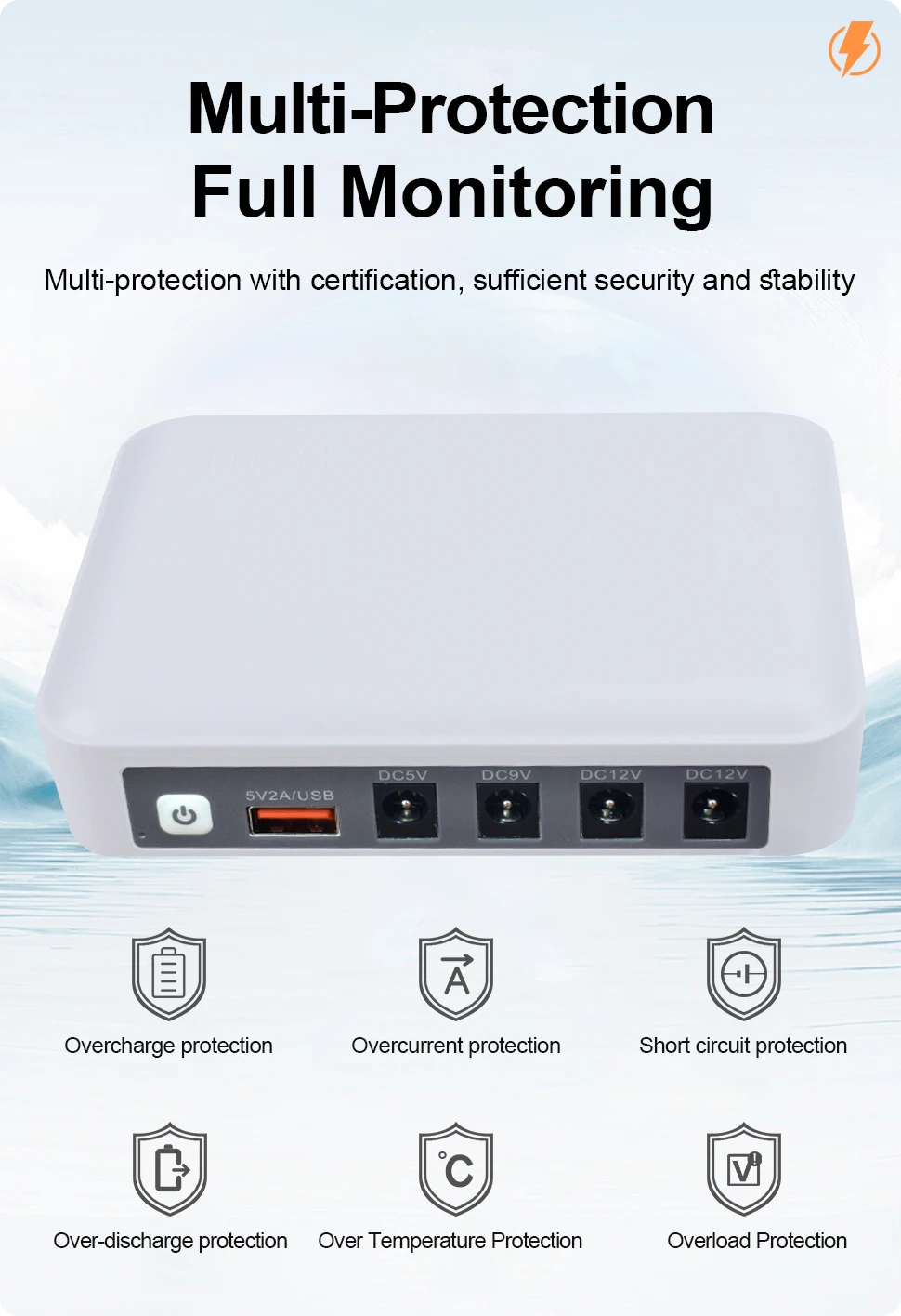 Mini DC UPS for Router and Modems - Reliable Power Backup