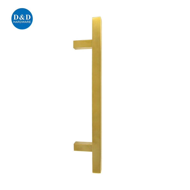 Modern Design Square Back to Back Stainless Steel Square Shape Corner Door Pull Handle
